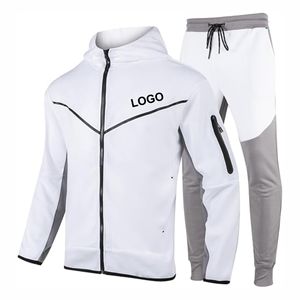 Ensemble de survêtement streetwear urbain pour hommes, sweat à capuche et pantalon de jogging personnalisés, vente en gros, fournisseur en vrac, marque privée, vêtements de sport, tendance 2026 - Product Image 1