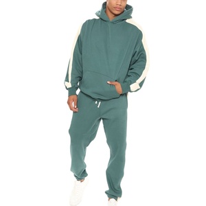 Survêtement pour homme 450 GSM, sweat-shirt lourd, logo personnalisé, survêtements surdimensionnés, survêtements respirants pour homme - Product Image 1