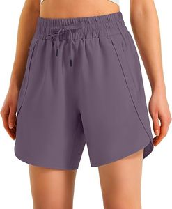 Shorts de sport légers et confortables pour femmes, 5 pouces, en polyester, pour la gym et les activités sportives - Product Image 3
