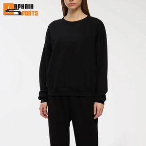 High Quality Custom Logo Cotton <b>Long</b> Sleeve Women <b>Sweatshirt</b> Breathable Sustainable Casual Wear Plain <b>Ladies</b> <b>Sweatshirt</b> - Product Image 2