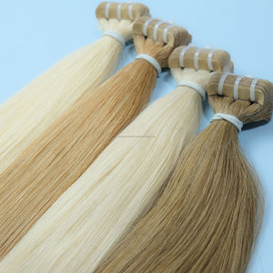 Extensiones de Cabello Humano con Cinta Invisible, Rubias, Doble Trama, Cabello Natural, Sin Sintético, Precio al por Mayor, Producto de Belleza - Product Image 5