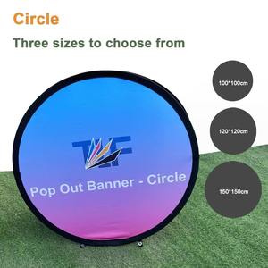 Telón de Fondo Plegable de Tela de Poliéster Impermeable de Alta Precisión y Banderas/Pancartas Promocionales con Diseño Personalizado para Eventos - Product Image 6