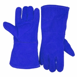 Gants en cuir de vachette pleine fleur haute performance, résistants à l'abrasion et à la chaleur, pour la soudure, la lutte contre les incendies, la construction et le barbecue - Product Image 2