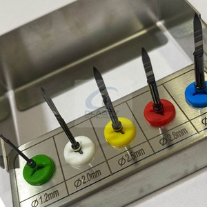 Ensemble de forets pour implants dentaires 1,2 mm 2,0 mm 2,5 mm 2,8 mm 3,2 mm, instrument chirurgical manuel en acier inoxydable, certifié CE - Product Image 5