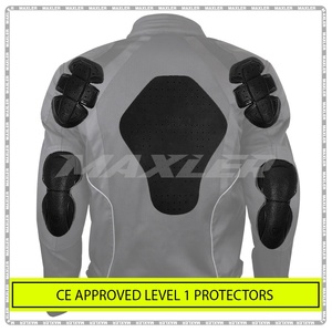 Ropa para hombre con logotipo personalizado, chaqueta de moto impermeable Cordura textil con cremallera completa para hombre. - Product Image 3