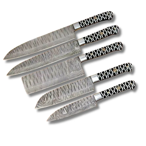 Kitchen <b>Knife</b> <b>Set</b> Stainless Steel Professional Chef <b>Knife</b> <b>Set</b> with <b>Sharp</b> Blade and Sheet Handle - Product Image 1