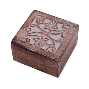 Unique Design Top Lid Wooden <b>Box</b> Hand Carved Solid Jewelry <b>Box</b> for <b>Gifts</b> For Neckless Bangles at Best Price Wooden <b>Gift</b> <b>Box</b> - Product Image 2