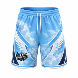 Shorts de football de qualité supérieure en polyester tricoté ultra-léger, anti-humidité, respirant et flexible pour une performance athlétique optimale - Product Image 1