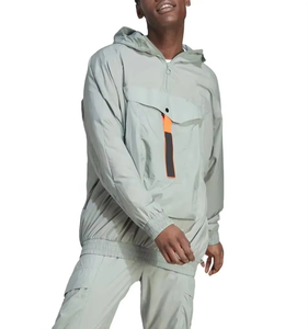 2026 Summer Men's Casual Outdoor <b>Running</b> Streetwear Windbreaker <b>Jacket</b> Plus Size Breathable <b>Lightweight</b> Polyester/Nylon Fabric - Product Image 1