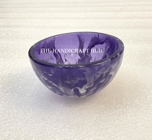 Bol en résine fait main, bol en résine époxy, saladier en résine époxy, bol de service en résine époxy, saladier en résine époxy à prix très raisonnable - Product Image 2