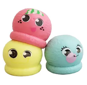 2.5 "핸디 사용자 정의 디자인 귀여운 squishy 아이스크림 친구 독특한 하이 퀄리티 안전한 거품 충전 짜기 장난감 컬렉션