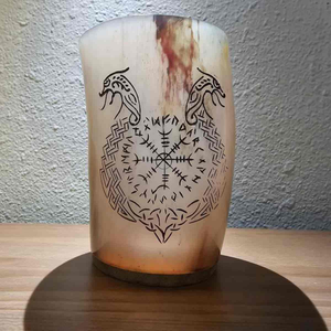 Nuevo Diseño de Cuerno Berserker, Cuerno para Beber Valhalla, Inspirado en Odín, Cuerno para Mead, Dios Vikingo, Hecho a Mano, Apto para Lavavajillas, Diseño Moderno - Product Image 6