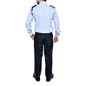 Uniforme de seguridad de invierno de talla personalizada para hombre, poliéster/algodón, uniforme de guardia de manga larga para exteriores, uniforme de guardia de seguridad a prueba de vandalismo. - Product Image 3