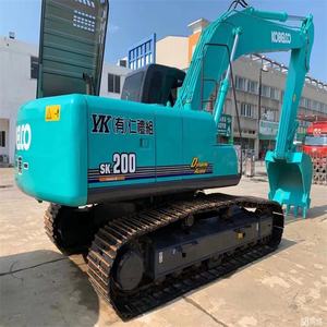 Excavatrice d'occasion prête à la vente Kobelco SK200 Japon d'origine 20 tonnes d'occasion, pelle hydraulique sur chenilles d'occasion SK115 SK75-8 - Product Image 2