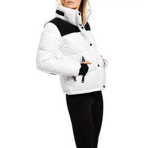 Women Winter Bubble <b>Jacket</b> Thick Warm Puffer Coat Quilted Hooded Outerwear Casual Fashion <b>Zipper</b> <b>Jacket</b> for Ladies - Product Image 2