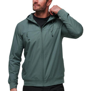 เสื้อแจ็คเก็ตผู้ชายคุณภาพสูง ผ้าเนื้อนุ่ม ยืดหยุ่น ระบายอากาศ กันลม เหมาะสำหรับใส่ลำลองในฤดูใบไม้ร่วง - Product Image 1