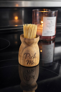 Modern Design Factory High Quality Handmade Wooden <b>Toothpick</b> holder Best Selling In Discount For home And Living Room Use - Product Image 6