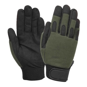 Gants tactiques en cuir pour hommes de qualité supérieure pour le sport - Doigts entiers, légers, antidérapants et avec sangle de poignet réglable - Product Image 3