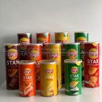 Chips de pommes de terre Lays Stax à la crème sure et à l'oignon 100g Chips frites savoureuses et salées en boîte Meilleur prix de gros de l'exportation du Vietnam