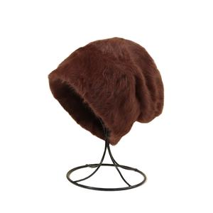 Bonnet d'hiver personnalisé tendance tie-dye en fourrure longue de lapin, bonnet en peluche pour femme, bonnet tricoté chaud 2026 - Product Image 5