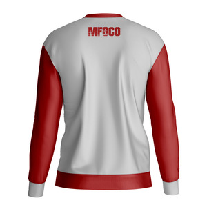 T-shirt Homme Personnalisable Décontracté Couleur Unie Coupe Ample Col Rond Manches Longues Épaules Tombantes 100% Coton - Product Image 6