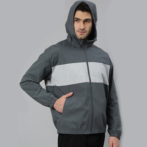 Chaqueta Cortavientos Impermeable de Alta Calidad, Ligera, de Secado Rápido, con Capucha y Cremallera, Personalizable con Logotipo, para Otoño, de Manga Larga, Tipo Softshell - Product Image 3