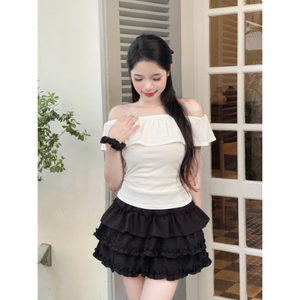 Falda Corta Informal Más Vendida para Mujer, Diseño en Línea A, 100% Algodón, Calidad Premium, Fabricante Vietnamita, OEM - Product Image 1