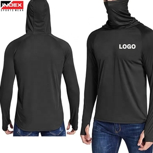 เสื้อฮู้ดตกปลาพรีเมียมสำหรับผู้ชาย ป้องกันรังสียูพีเอฟ แขนยาว มีฮู้ดพร้อมหน้ากาก สำหรับตกปลาในฤดูร้อน - Product Image 1