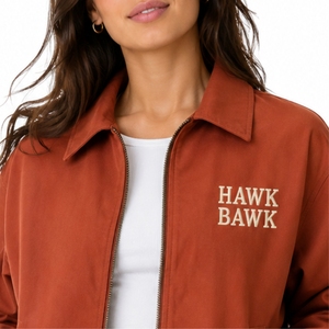 <b>Women</b> <b>Bomber</b> <b>Jacket</b> Premium Knitted <b>Lightweight</b> Breathable Eco-Friendly Stylish Comfortable Durable Classic Smooth Front Zipper - Product Image 4