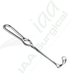 Écarteur chirurgical Kocher 23 cm 38 x 20 mm, instrument de chirurgie générale manuel, classe I, certifié CE - Product Image 3