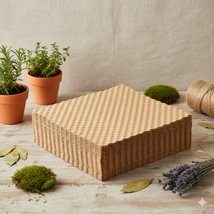 Feuilles à bulles pressées double face recyclables et écologiques (20x12 pouces) |   Paquet de 500 feuilles de papier kraft - Product Image 1