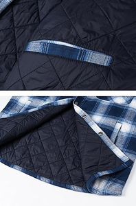Men's Smart Casual Striped Long Sleeve Button Shirt 100% Cotton Solid Color <b>Flannel</b> Breathable Spring <b>Flannel</b> Shirt - Product Image 5