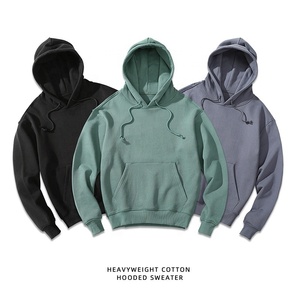 2021 Latest Design Men's Personalized Heavy Pullover Hoodie With Drawstring Men's Hooded Pullover Customizable Sweat Shirt - Product Image 6