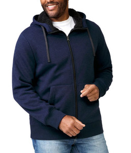 Sudadera con capucha informal con cremallera para hombre - Product Image 4