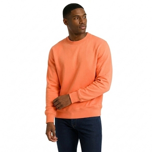 Sudadera Unisex Naranja de Cuello Redondo, Corte Regular, Estampado Personalizado, Tejido de Felpa, Ecológica, Transpirable, 280g, Informal, Invierno - Product Image 4