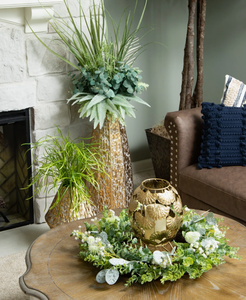 Vase à fleurs en fer forgé fait main au design côtier moderne pour la décoration de la maison, du bureau, des hôtels, des mariages et la mise en scène de table de Pâques - Product Image 5