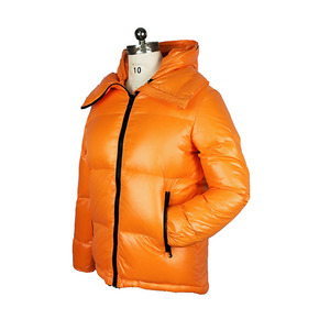 Veste polaire oversize pour femme avec logo personnalisé, fermeture éclair, capuche, manches bouffantes courtes, pull en polaire pour femme - Product Image 6