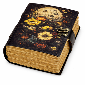 Cuaderno de cuero vintage con impresión UV Fox, diario, bloc de notas, cuaderno de bocetos con papel de algodón antiguo ecológico con borde deshilachado. - Product Image 6