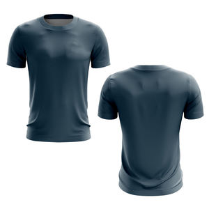 Vêtements de sport, t-shirts sportifs en tricot pour hommes, respirants et écologiques, fabriqués au Pakistan, couleur foncée, style cricket - Product Image 1