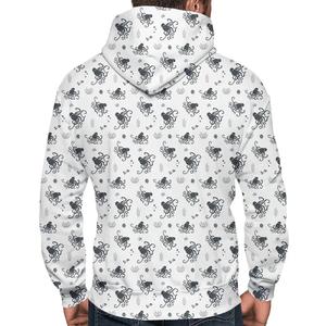 Sudadera Extra Grande con Bordado de Pulpo de la Vida Marina, 100% Algodón, para Hombre y Mujer, Colores y Tallas Personalizables, Otoño - Product Image 2