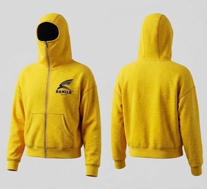 HAMILD Sweat-shirt à capuche gris pour homme, coupe classique, décontracté, avec poche avant, 100 % coton, vêtement d'hiver, service OEM - Product Image 3