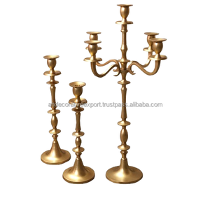 Hot & Attractive Arrival Metal Customized Candelabra With 5 Arms Candlestick Antique Decorative Handmade <b>Candle</b> Holder - Product Image 3
