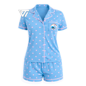 Ropa Personalizada de la Hermandad Griega Jack and Jill of America Inc., Conjunto de 2 Piezas Sublimado, Camiseta para Dormir con Pantalones Cortos |   Artículos Griegos - Product Image 1