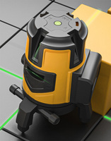 Niveau laser industriel super lumineux vert à 2, 3 ou 5 lignes, haute précision, auto-nivelant, pour la construction