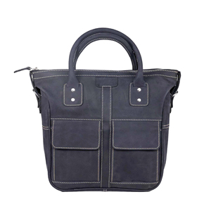 Bolso de Oficina de Cuero Genuino de Alta Calidad para Mujer, Color Chocolate, Bolso de Viaje, Bolso Mensajero para Portátil, Uso Diario, Logotipo Personalizado - Product Image 3