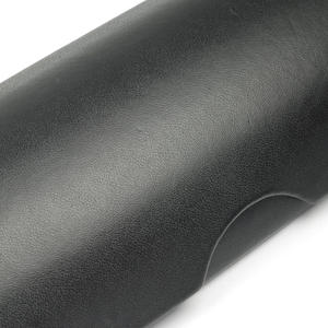 Étui à lunettes classique simple en cuir PU noir rigide - Product Image 5