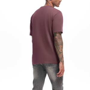 T-shirt pour homme, surdimensionné, impression de logo personnalisée, haute qualité, 100% coton, coupe ample, col contrastant, séchage rapide, respirant, uni. - Product Image 6