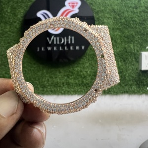 Fully Automatic Mechanical <b>Smart</b> Luxury Stainless Steel <b>Watch</b> Iced Vvs Moissanite Glass Dial Limited Edition <b>Men's</b> High Quality - Product Image 3