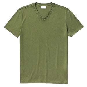 T-shirt pour homme de haute qualité en gros avec design personnalisé, 100% coton, t-shirt grande taille pour homme, t-shirt pour homme 100% coton à col montant - Product Image 4