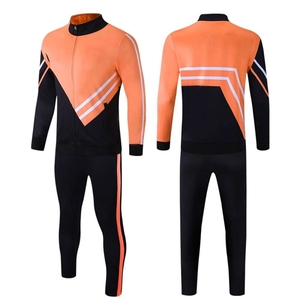 Conjunto Deportivo para Hombre con Chaqueta con Cierre Frontal y Cuello Alto y Pantalones Deportivos Cómodos - Product Image 1